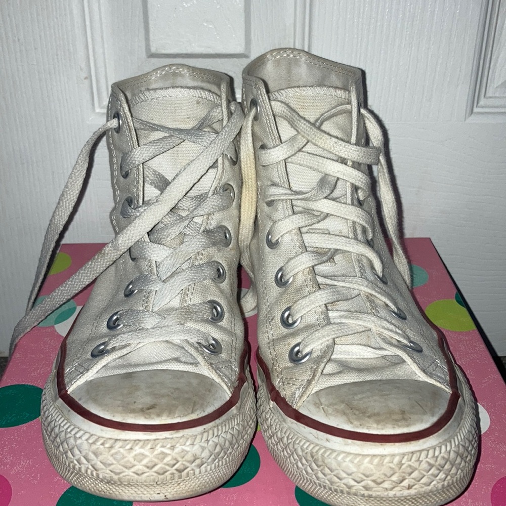 White high top converse